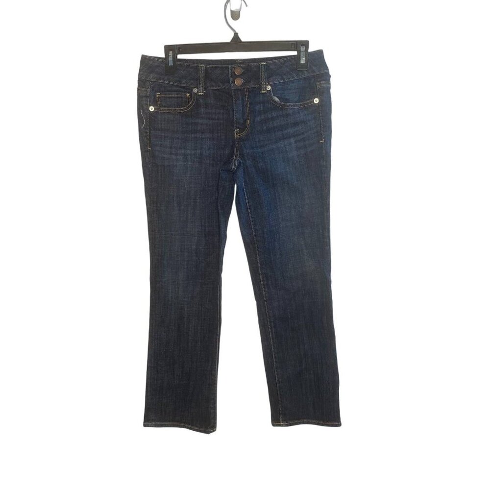 American Eagle Jeans Women’s Size 4  Artist Crop Dark Wash denim